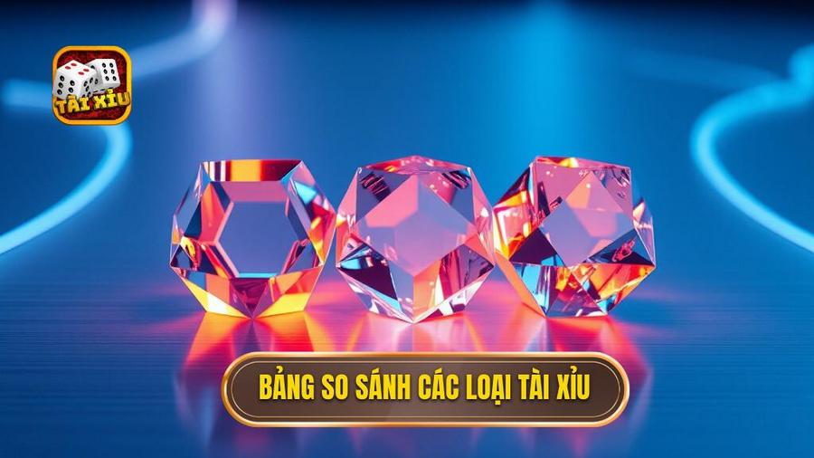 3. Bảng so sánh các loại tài xỉu