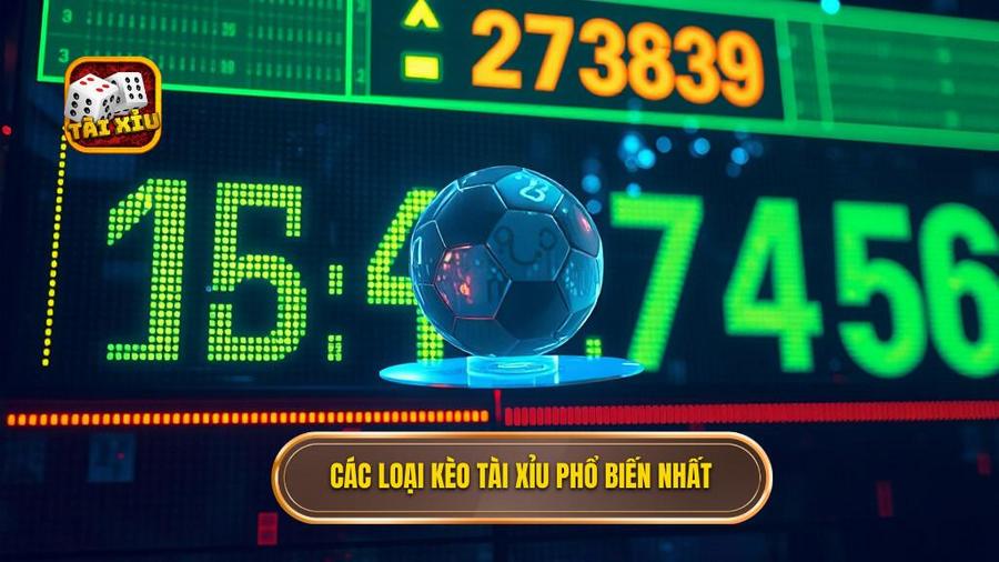 Các loại kèo tài xỉu phổ biến nhất
