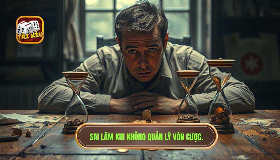 Không có kế hoạch quản lý vốn (Bankroll Management)